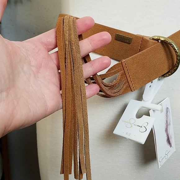 Jessica Simpson Boho Suede Fringe Belt - Picture 4 of 8
